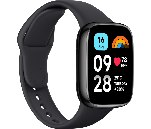 XIAOMI Redmi Watch 3 Active Czarny - 1165005 - zdjęcie